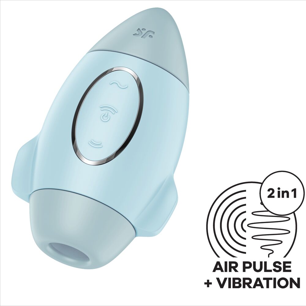 SATISFYER - MISSION CONTROL PETIT VIBRATEUR DOUBLE IMPULSION LILAS