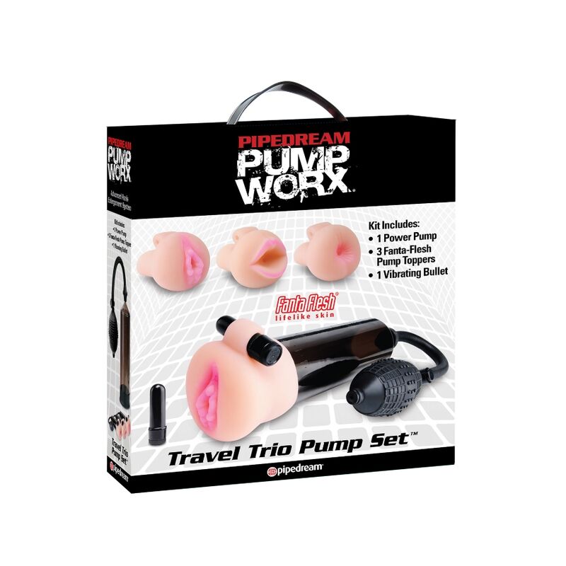 PUMP WORX - POMPE À ONDES STIMULANTES AVEC MASTURBATEUR