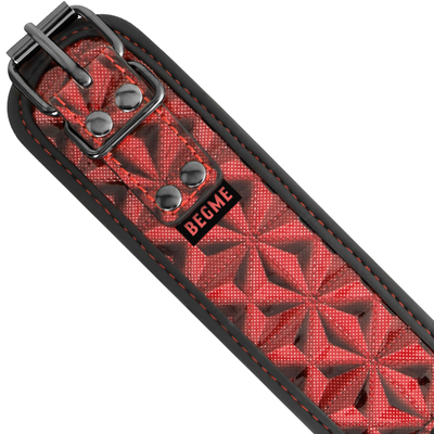 BEGME - COLLIER ÉDITION ROUGE AVEC PINCES  TÉLÉMON AVEC DOUBLURE EN NÉOPRÈNE