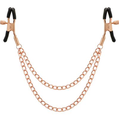 COQUETTE CHIC DESIRE - PINCES METELONS FANTAISIE EN MÉTAL AVEC CHAÎNE