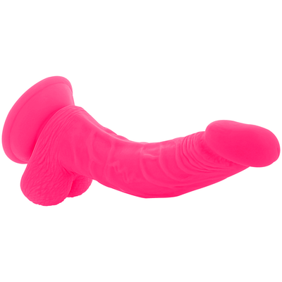 DIVERSIA - DILDO VIBRANT FLEXIBLE ROSE 21.5 CM -O- 4.5 CM