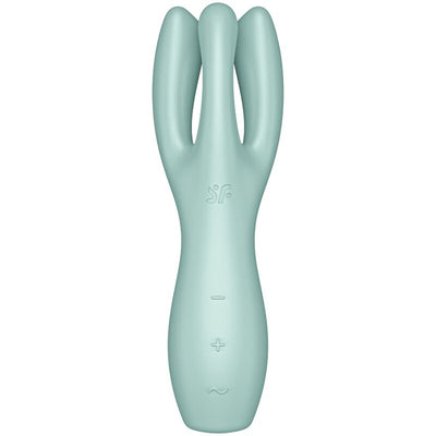 SATISFYER - VIBRATEUR THREESOME 3 ROSE