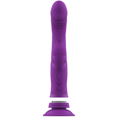 INTENSE - VIBRATEUR EN SILICONE CASANOVA RABBIT TRIPLE MOTEUR VIOLET