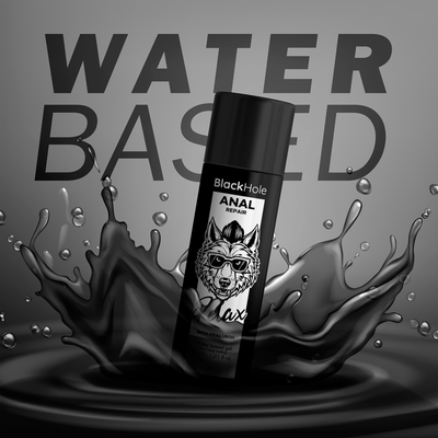 BLACK HOLE - RÉPARATION ANALE RELAX À BASE D'EAU AVEC HYALURON 30 ML