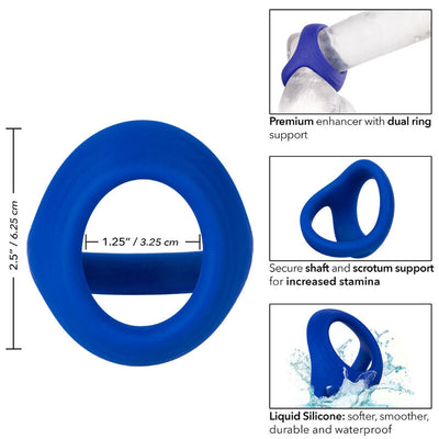 CALEXOTICS - ADMIRAL COCK BALL DOUBLE ANNEAU BLEU