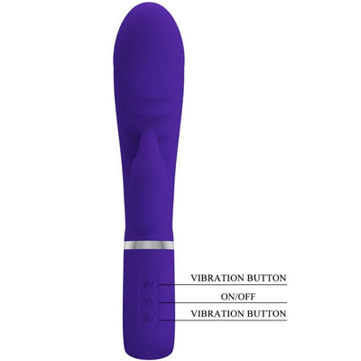 PRETTY LOVE - VIBRATEUR MULTIFONCTION G-SPOT PRESCOTT VIOLET