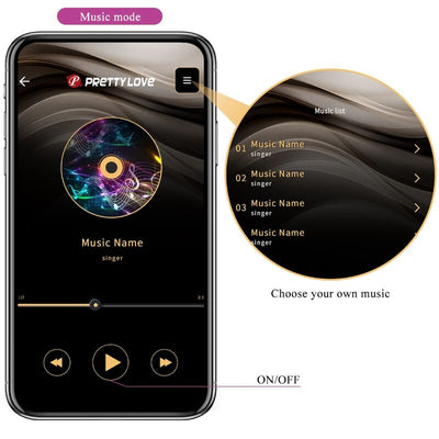 PRETTY LOVE - ELVIRA KEGEL BALLS APP TÉLÉCOMMANDE VIOLET