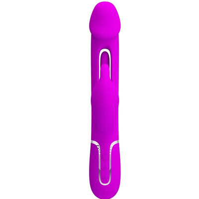 PRETTY LOVE - VIBRATEUR DEJON RABBIT 3 EN 1 MULTIFONCTION  FUCSIA