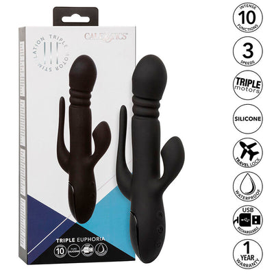 CALEXOTICS - VIBRATEUR TRIPLE EUPHORIA NOIR
