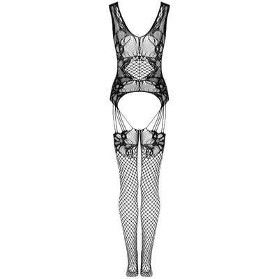 LIVCO CORSETTI FASHION - BODYSTOCKING JULOVE NOIR TAILLE UNIQUE