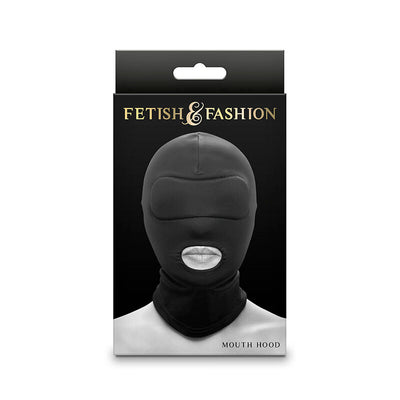 NS NOVELTIES - FETISH & FASHION CAGOULE BOUCHE NYLON NOIR
