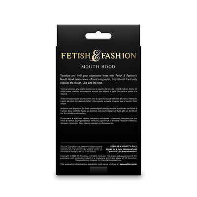 NS NOVELTIES - FETISH & FASHION CAGOULE BOUCHE NYLON BLANC