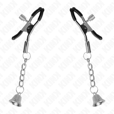 KINK - PINCES À TÉLÉTON PENDENTIF CLOCHE ARGENT 6 CM