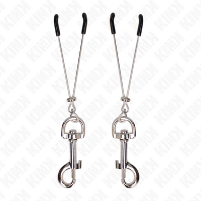 KINK - PINCE À METON CROCHET FIN ARGENT 7 CM