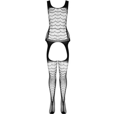 PASSION - BS 104 BODYSTOCKING NOIR TAILLE UNIQUE