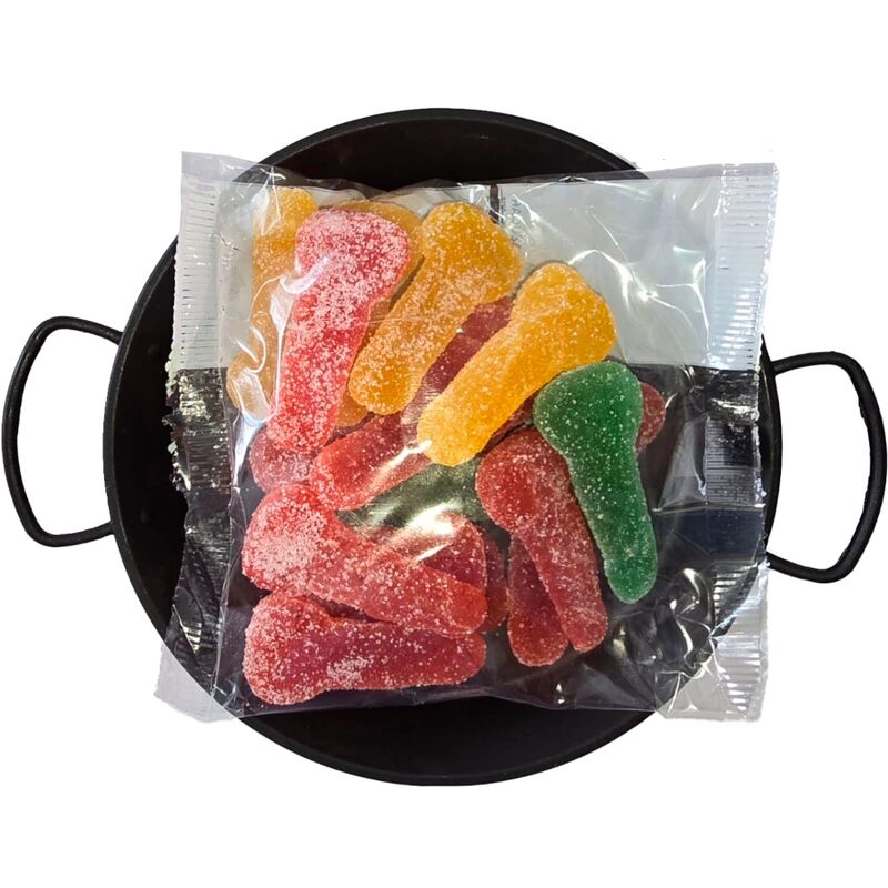 DIABLO PICANTE - BONBONS AU SUCRE  CROQUER EN FORME DE PÉNIS DANS DIFFÉRENTES SAVEURS