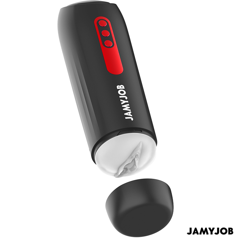 JAMYJOB - MASTURBATEUR VAGIN AUTOMATIQUE PHANTOM 5 MODES ONDES STIMULANTES ET POUSSÉE