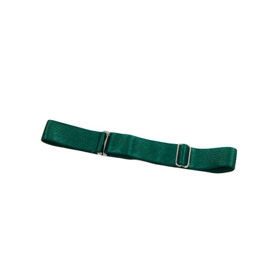 SUBBLIME - 955441 ROBE À BRETELLES EN CUIR VERT L/XL