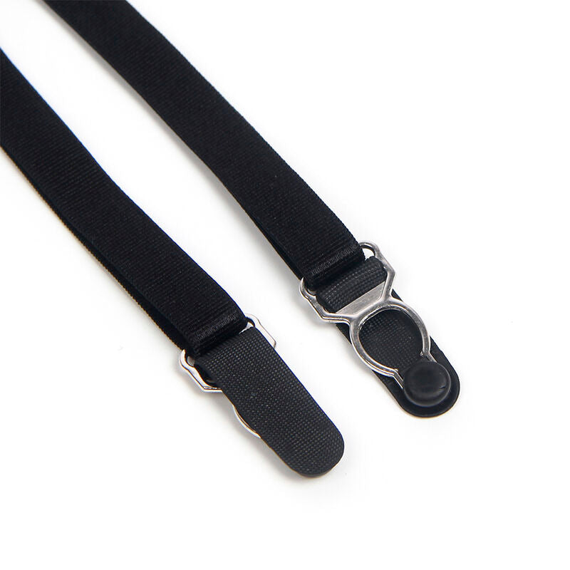 SUBBLIME - 955502 BODY EN DENTELLE AVEC NŒUDS ET JARRETELLES NOIR L/XL