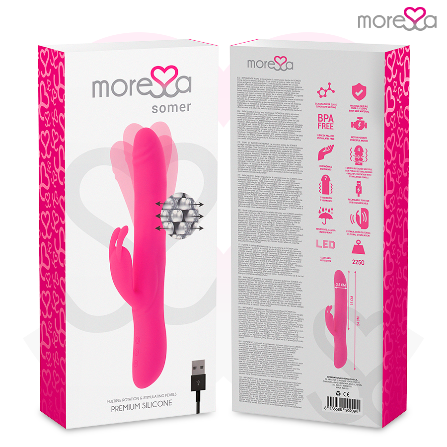 MORESSA - VIBRATEUR SOMER PREMIUM  ROTATIONS MULTIPLES