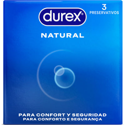 DUREX - PRÉSERVATIFS NATURELS 3 UNITÉS