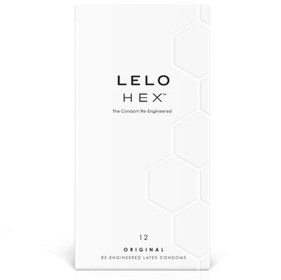 LELO - BOÎTE DE PRÉSERVATIFS HEX 12 UNITÉS