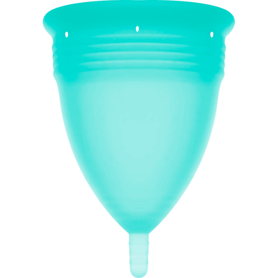 STERCUP - COUPE MENSTRUELLE EN SILICONE FDA AIGUE-MARINE - TAILLE S