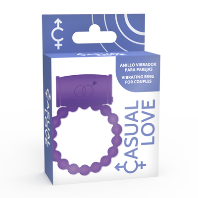 CASUAL LOVE - ANNEAU VIBRATEUR COUPLE 25 VIOLET