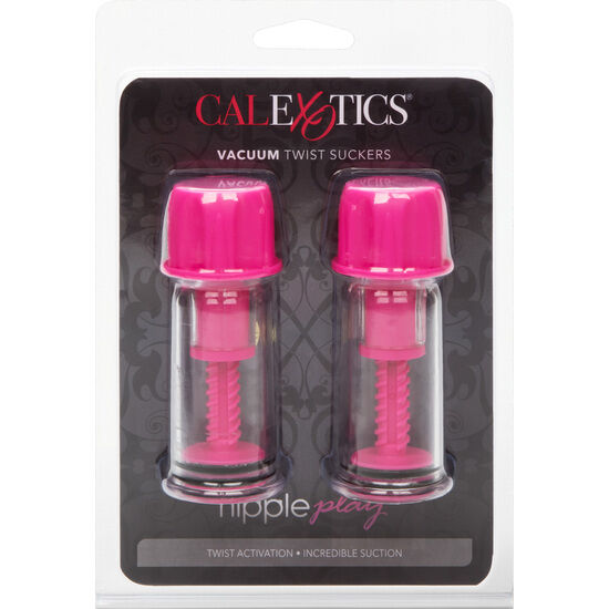 CALEXOTICS - VAGUE STIMULANTE POUR TÉTONS ROSE À TORSION SOUS VIDE