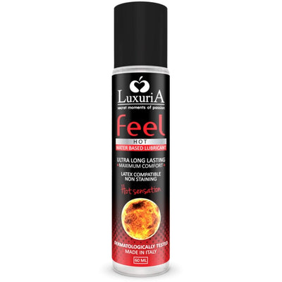 INTIMATELINE - LUXURIA LUBRIFIANT BASE D'EAU FEEL HOT SENSATION 60 ML