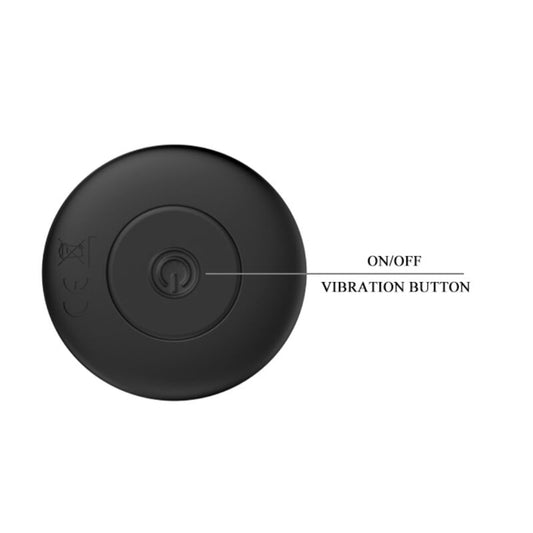 MR PLAY - PLUG ANAL VIBRATEUR NOIR RECHARGEABLE